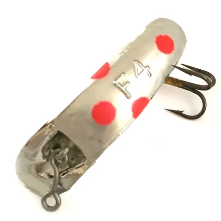 Yakima Bait FlatFish F4 UV, 1/16oz Silver / Red fishing lure #6360