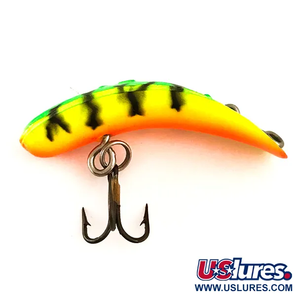  Yakima Bait FlatFish F4 UV, 1/16oz Fire Tiger fishing lure #6361
