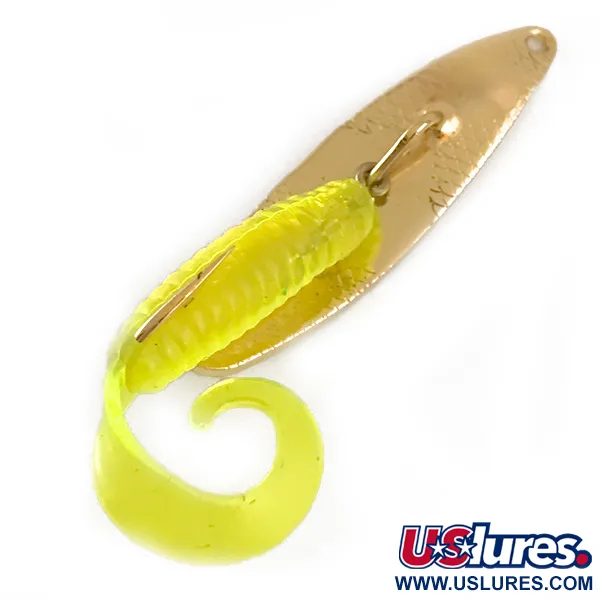 Vintage   Mepps Timber Doodle 00, 1/8oz Gold fishing spoon #6363