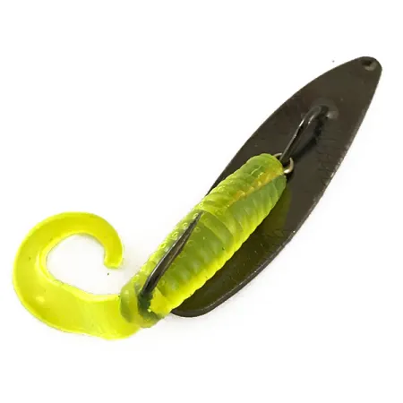 Vintage Mepps Timber Doodle 00, 1/8oz Black fishing spoon #6365