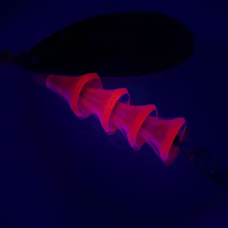 Vintage Luhr Jensen Tee Spoon, 1/3oz Nickel spinning lure #15890