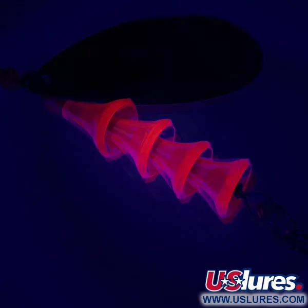 Vintage  Luhr Jensen Tee Spoon, 1/3oz Nickel spinning lure #15890