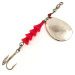 Vintage  Luhr Jensen Tee Spoon, 1/3oz Nickel spinning lure #15890