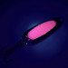 Vintage   Nebco Pixee UV, 3/16oz Hammered Nickel / Pink fishing spoon #6369