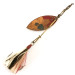 Vintage   G.M. Skinner Willow leaf spoon, 1oz Copper / Red spinning lure #6370