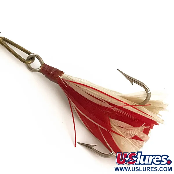 Vintage Other G.M. Skinner Willow leaf spoon, 1oz Copper / Red spinning lure #6370