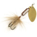  Yakima Bait Worden’s Original Rooster Tail, 3/32oz Gold / Brown spinning lure #7181