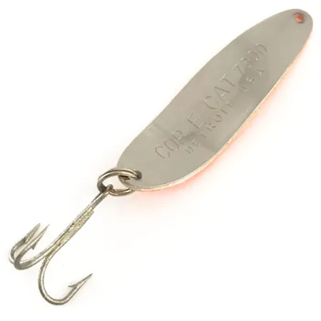 Vintage Eppinger Dardevle Cop-E-Cat 7300 Glow, 1/3oz fishing spoon #6376