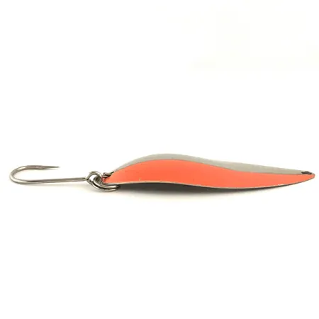 Vintage Seneca Little Cleo (Hula Girl) trolling spoon, 3/16oz Nickel / Orange fishing spoon #6381