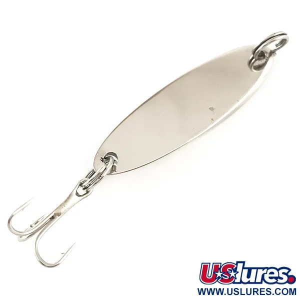 Vintage  Acme Kastmaster , 1/4oz Nickel / Blue fishing spoon #6388