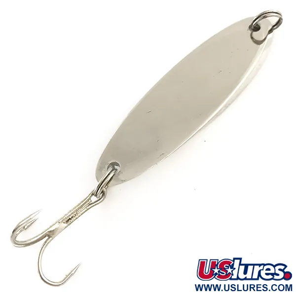 Vintage  Acme Kastmaster, 3/4oz Nickel / Blue fishing spoon #6391