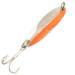 Vintage  Acme Kastmaster UV, 3/8oz Nickel / Orange fishing spoon #6392