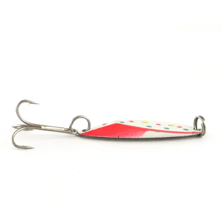 Vintage Acme Kastmaster UV, 3/8oz Red Trout fishing spoon #6393
