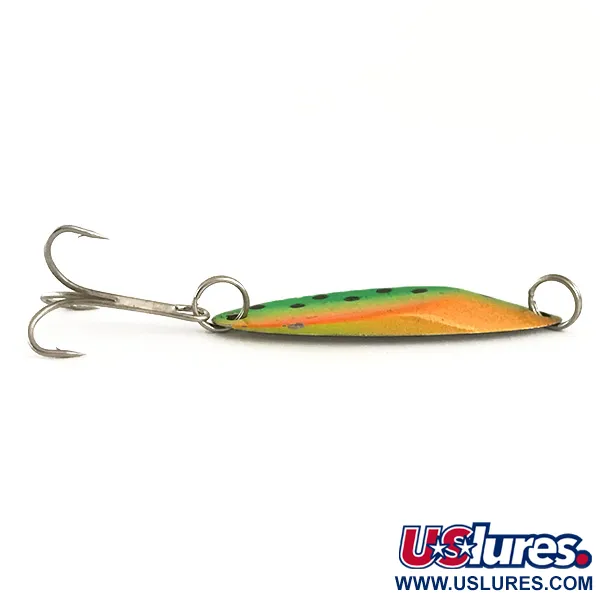 Vintage Acme Kastmaster , 3/8oz Fire Tiger fishing spoon #6394