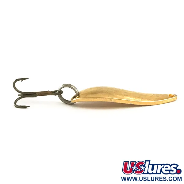 Vintage  Acme Fiord Spoon Jr, 1/8oz Gold fishing spoon #6396