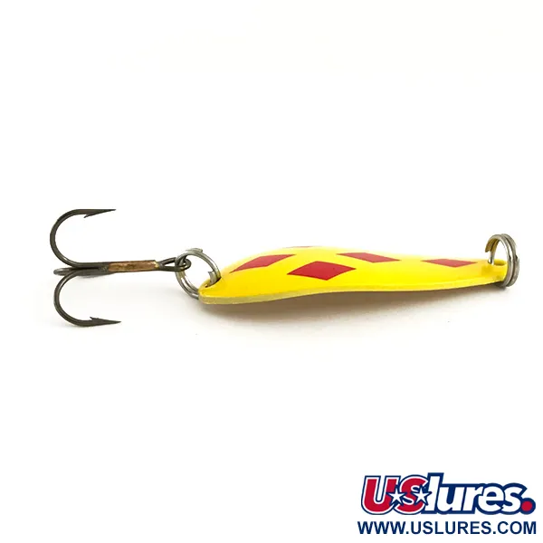   Blue Fox Strobe Tear Drop Spoon, 2/5oz Five of Diamonds fishing spoon #6398