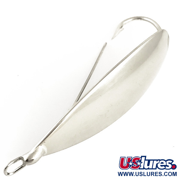 Vintage   Weedless Johnson Silver Minnow, 1/2oz Silver fishing spoon #6401