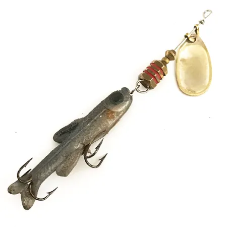 Vintage Mepps Comet Mino 1, 3/16oz Silver spinning lure #6406