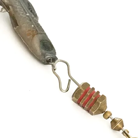 Vintage Mepps Comet Mino 1, 3/16oz Silver spinning lure #6406