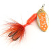  Yakima Bait Worden’s Original Rooster Tail UV, 1/16oz Gold / Orange UV Glow in UV light, Fluorescent spinning lure #6407