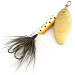  Yakima Bait Worden’s Original Rooster Tail, 3/16oz Gold / Brown Trout spinning lure #6409