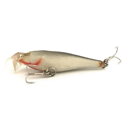Vintage Rapala Shallow Shad Rap, 3/16oz Silver fishing lure #6414