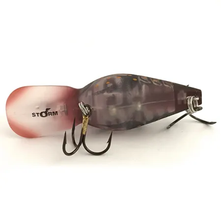 Storm Wiggle Wart Phantom, 2/5oz Dark Red fishing lure #6416