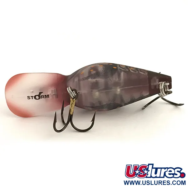 Storm Wiggle Wart Phantom, 2/5oz Dark Red fishing lure #6416