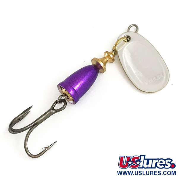   Blue Fox Super Vibrax 1, 1/8oz Silver / purple spinning lure #6424