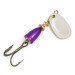   Blue Fox Super Vibrax 1, 1/8oz Silver / purple spinning lure #6424