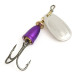   Blue Fox Super Vibrax 1, 1/8oz Silver / purple spinning lure #6424