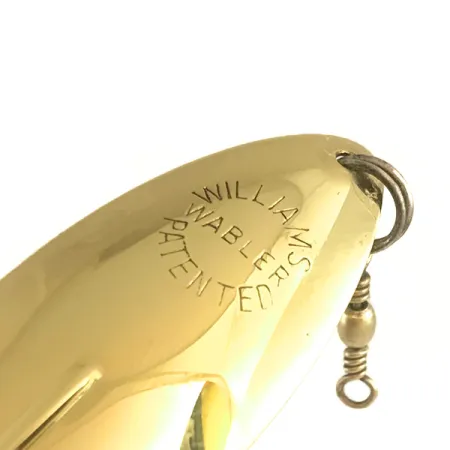 Vintage Williams Whitefish C90, 1 1/4oz Gold fishing spoon #6434