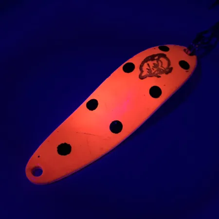 Vintage Eppinger Dardevle Cop-E-Cat 7300 UV, 1/3oz Red / Black / Nickel fishing spoon #6436