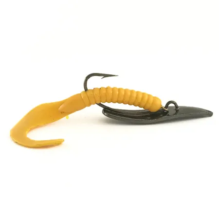 Mepps Timber Doodle 0, 1/4oz Black / Yellow fishing spoon #6442