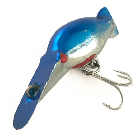 Vintage Luhr Jensen Hot Shot 3, 3/16oz Silver / Blue fishing lure #6443