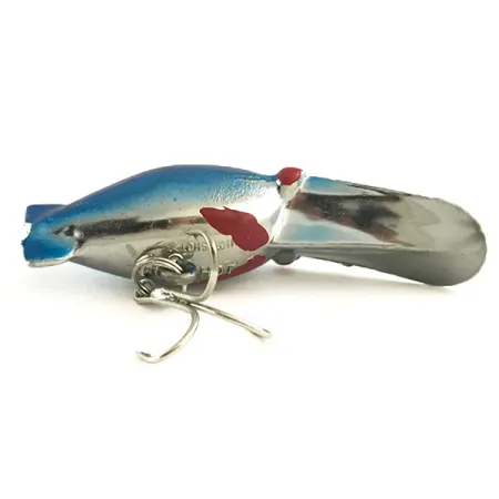 Vintage Luhr Jensen Hot Shot 3, 3/16oz Silver / Blue fishing lure #6443
