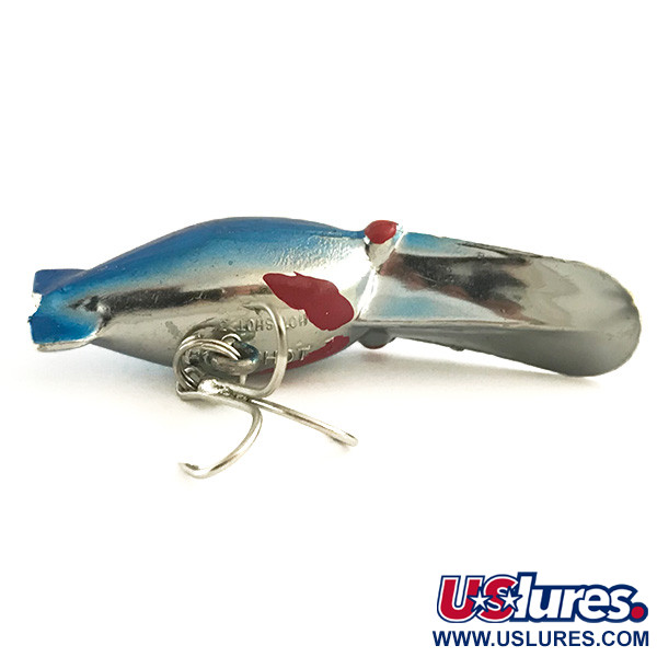 Vintage Luhr Jensen Hot Shot 3, 3/16oz Silver / Blue fishing lure