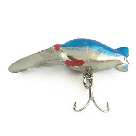 Vintage Luhr Jensen Hot Shot 3, 3/16oz Silver / Blue fishing lure #6443