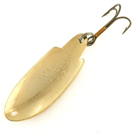 Vintage Acme Thunderbolt, 1/4oz Gold fishing spoon #6445