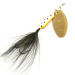 Vintage  Yakima Bait Worden’s Original Rooster Tail, 1/8oz Gold / Brown Trout spinning lure #6454