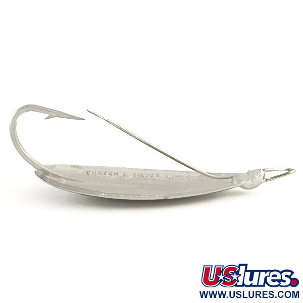 Vintage   Weedless Johnson Silver Minnow, 1/3oz Silver fishing spoon #6458