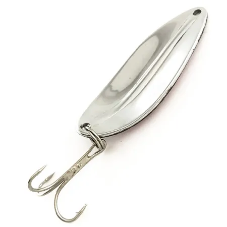 Vintage TODDCO Main liner , 2/5oz Red / Black / Nickel fishing spoon #6461