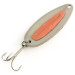 Vintage   Nebco Pixee , 1/2oz Hammered Nickel / Brown fishing spoon #6462