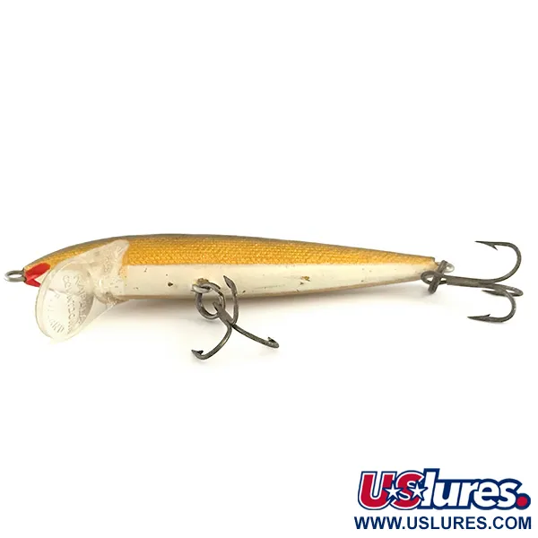Vintage Rapala Countdown, 2/5oz Gold fishing lure #6470