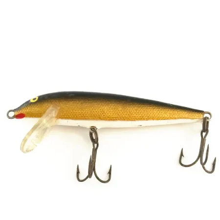 Vintage Rapala Countdown, 2/5oz Gold fishing lure #6470