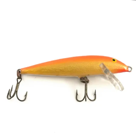 Vintage Rapala Countdown UV, 2/5oz Orange / Gold fishing lure #6471