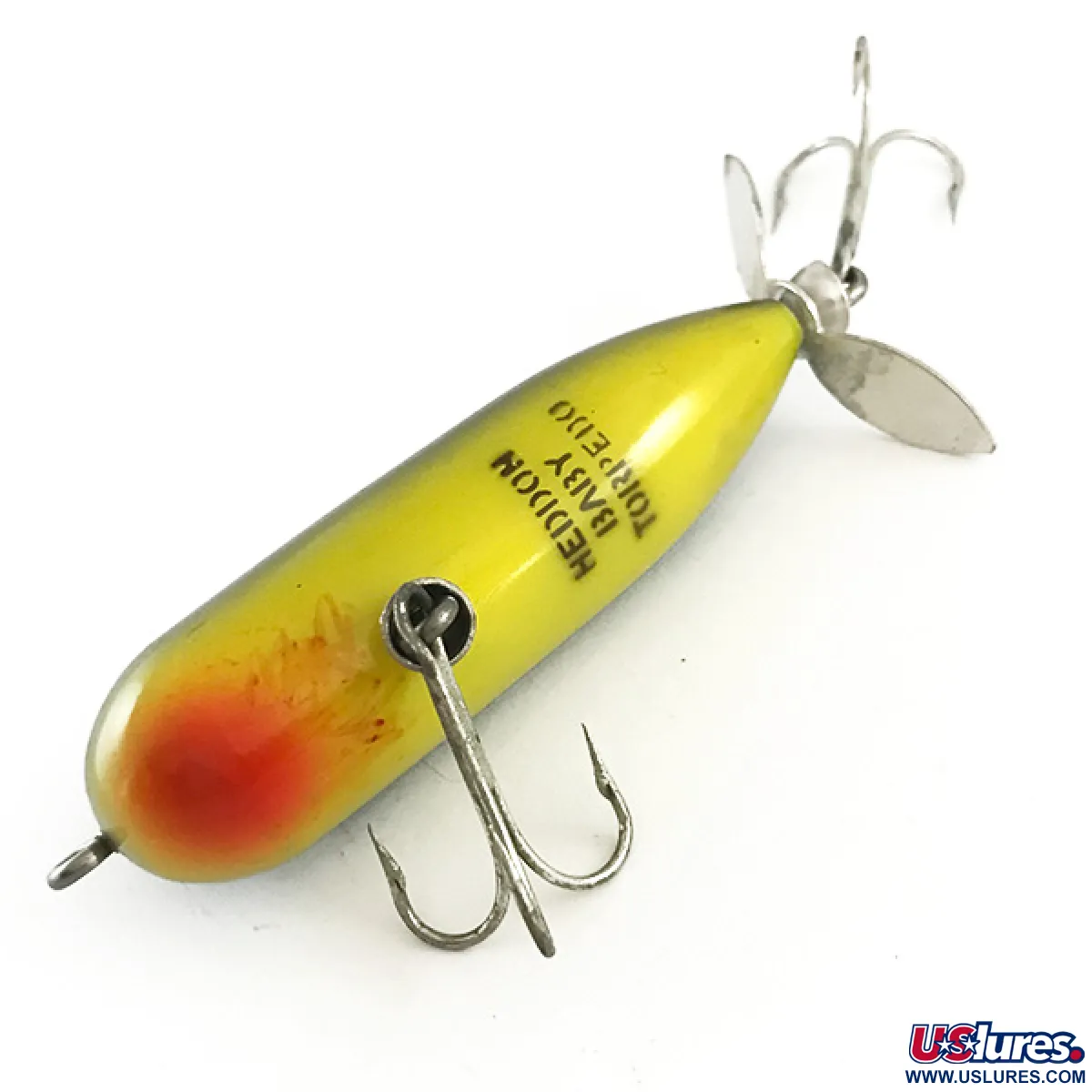 Vintage Heddon Baby Torpedo, 1/3oz Frog fishing lure #6477