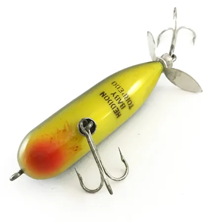 Vintage Heddon Baby Torpedo, 1/3oz Frog fishing lure #6477