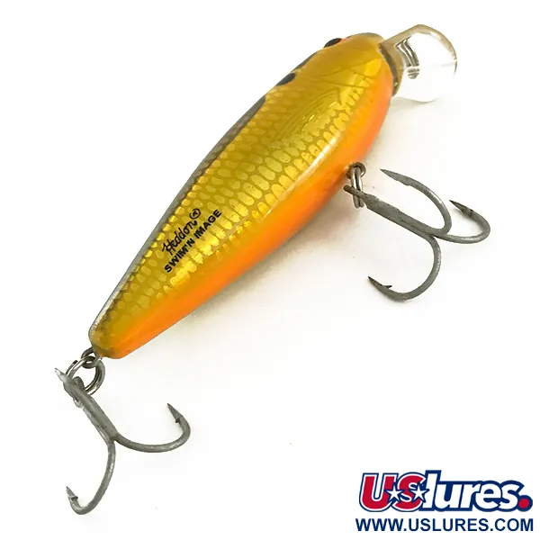 Vintage   Heddon Swim'n Image X9230, 2/5oz Gold fishing lure #6481