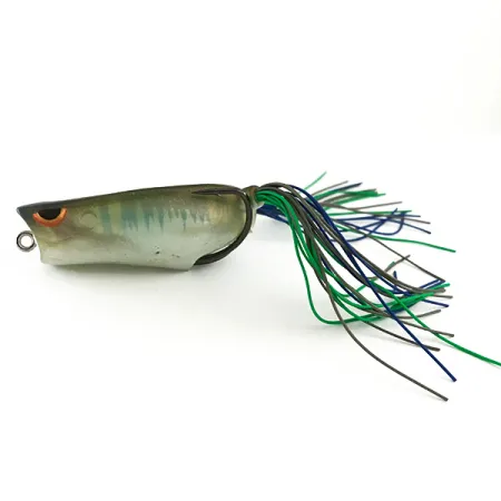 SPRO Dean Rojas Bronzeye Frog Popper , 1/2oz  Misty Shad fishing #6485